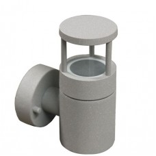 Φωτιστικό Απλίκα Έμμεσου φωτισμού 1xGU10 Αλουμινίου Γκρί 9106 IP54